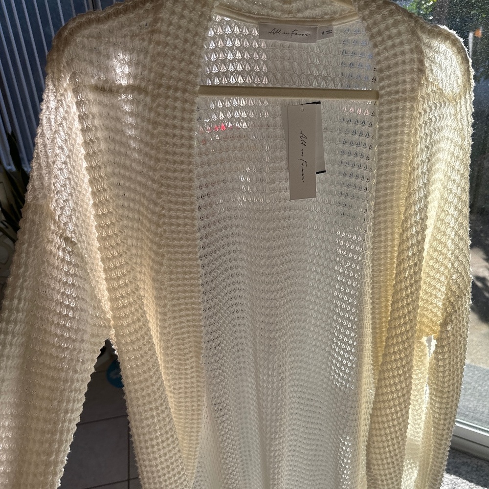 Cream Cardigan